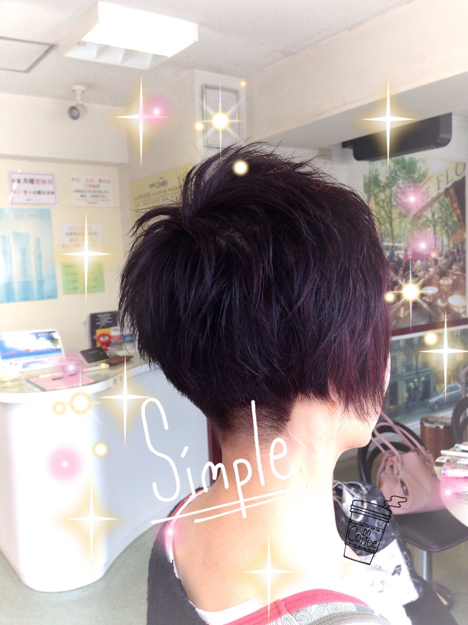アシメショートカット